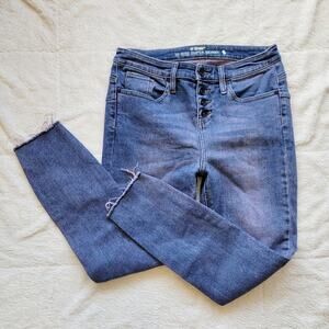 Hot Topic Hi-Rise Skinny Leg Ankle Jeans